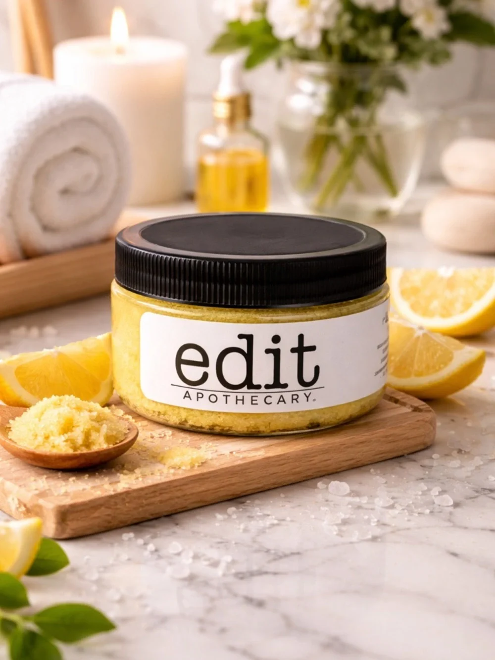 Edit Apothecary Winter’s Night Sugar Scrub Luxury Citrus Body Exfoliating Scrub